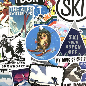 Skiing Snow Stickers