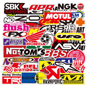 Racing Motorcycle Logo Stickers