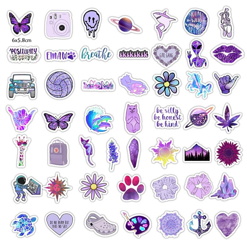 VSCO Purple Stickers