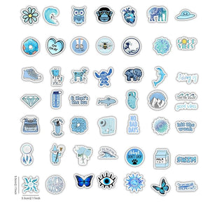 VSCO Blue INS Stickers