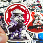 Star Wars Planet Stickers