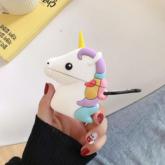 Unicorn Rainbow 3D Airpods Case