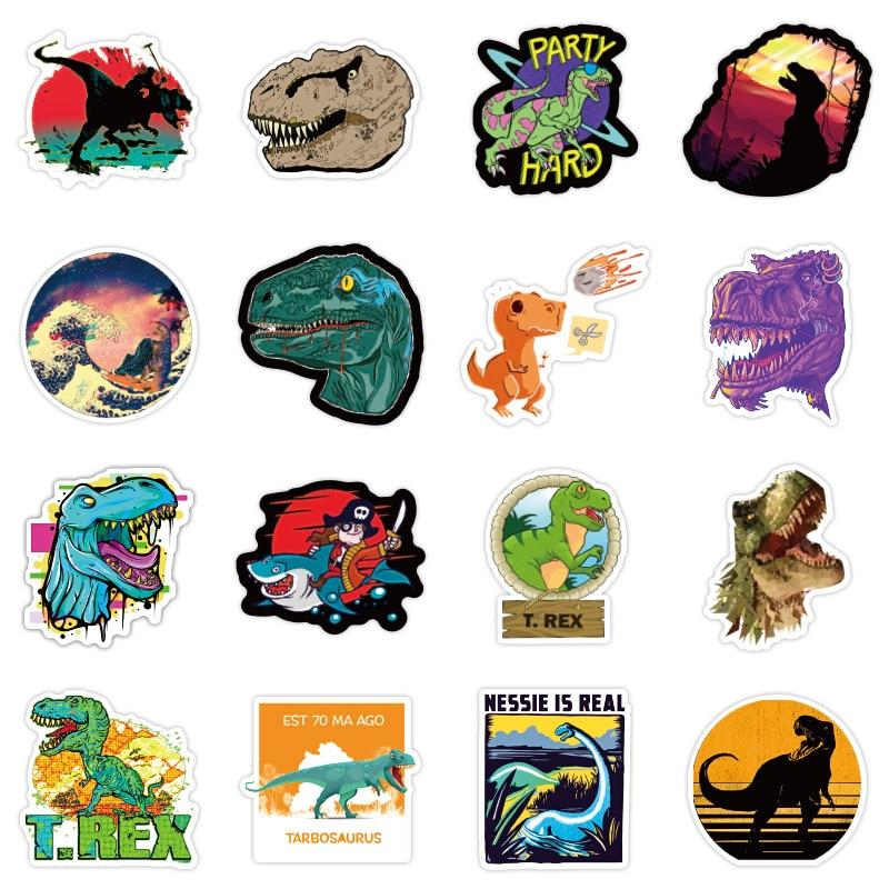 T-Rex Dinosaurs Jurassic Stickers