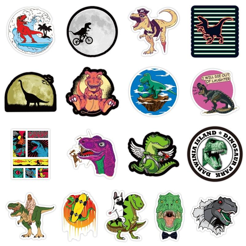 T-Rex Dinosaurs Jurassic Stickers