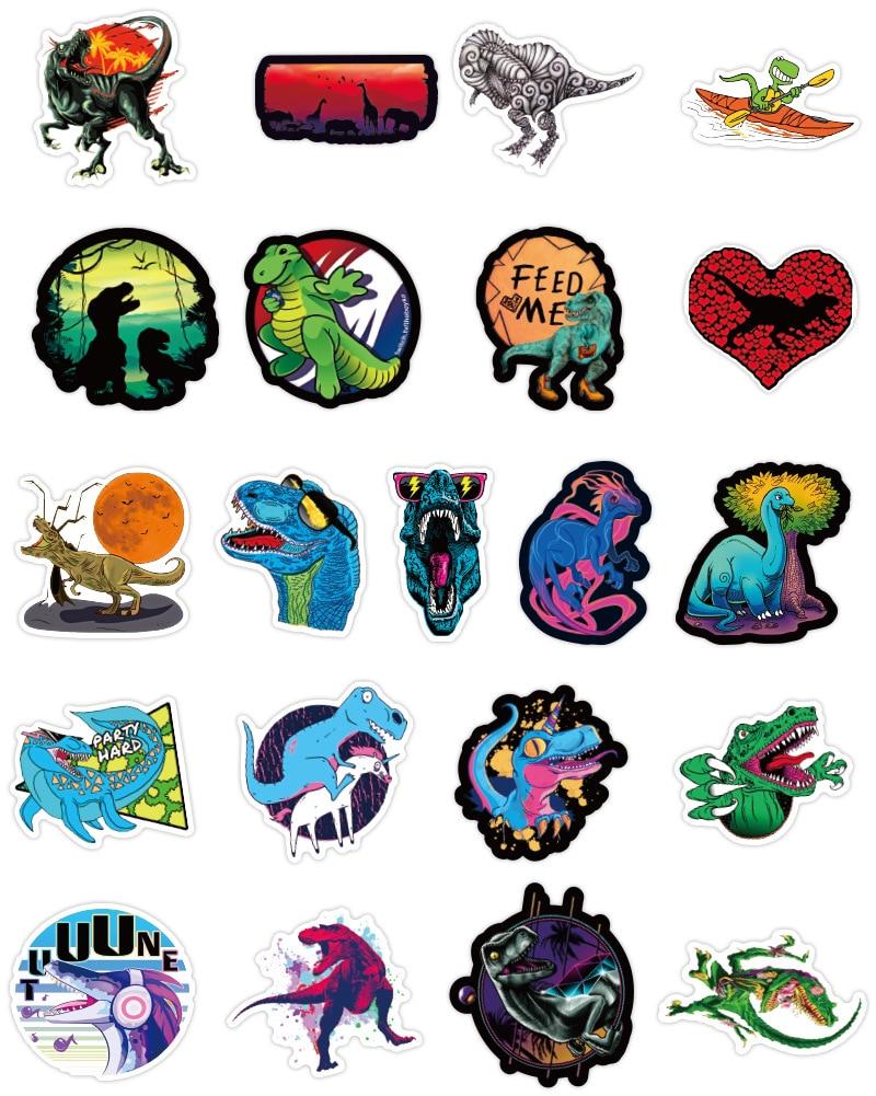 T-Rex Dinosaurs Jurassic Stickers