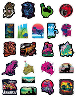 T-Rex Dinosaurs Jurassic Stickers