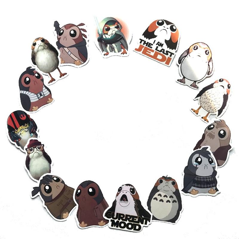 Star Wars Porg Bird Stickers