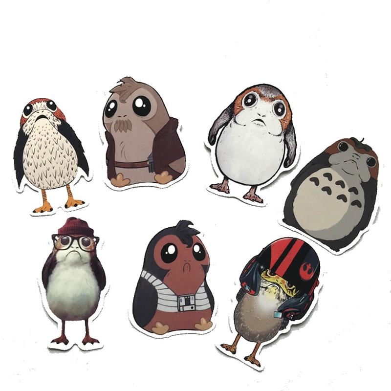 Star Wars Porg Bird Stickers