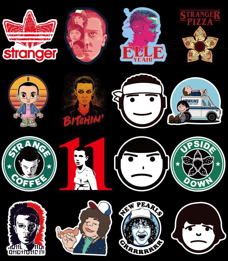 Stranger Things Series Stickers