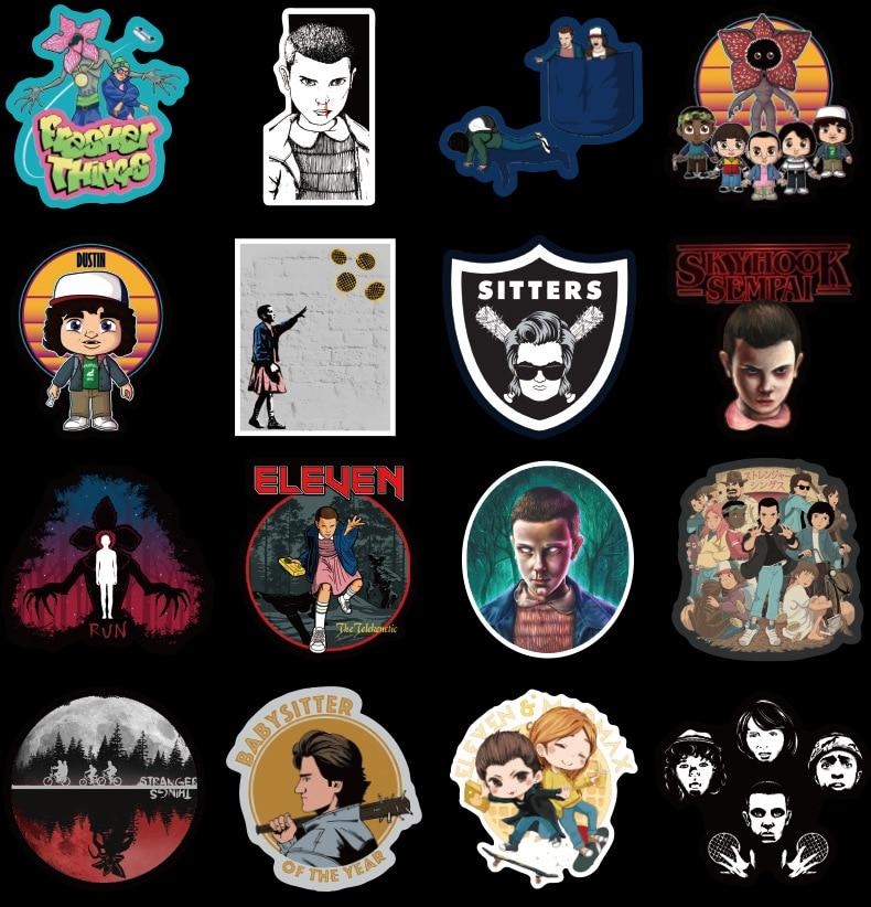 Stranger Things Series Stickers