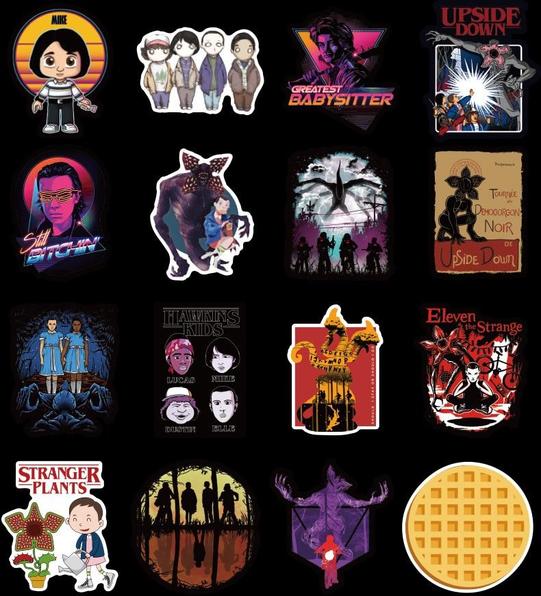 Stranger Things Series Stickers