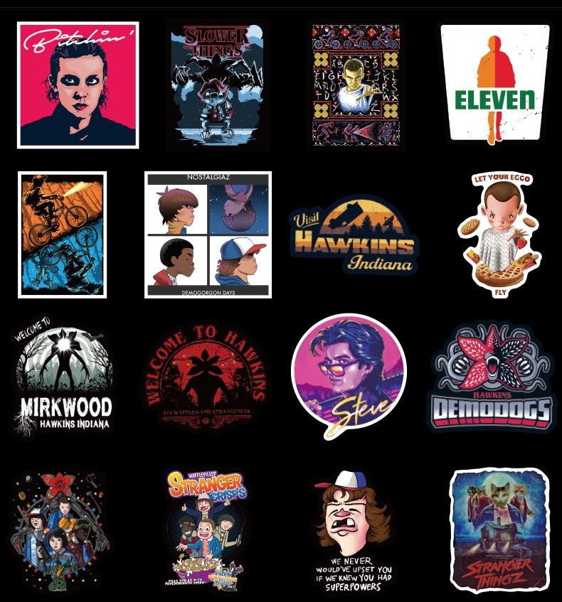 Stranger Things Series Stickers