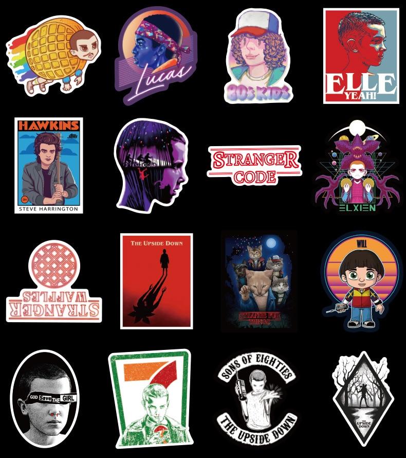 Stranger Things Series Stickers