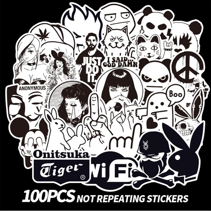 Black And White Imitating Stickers