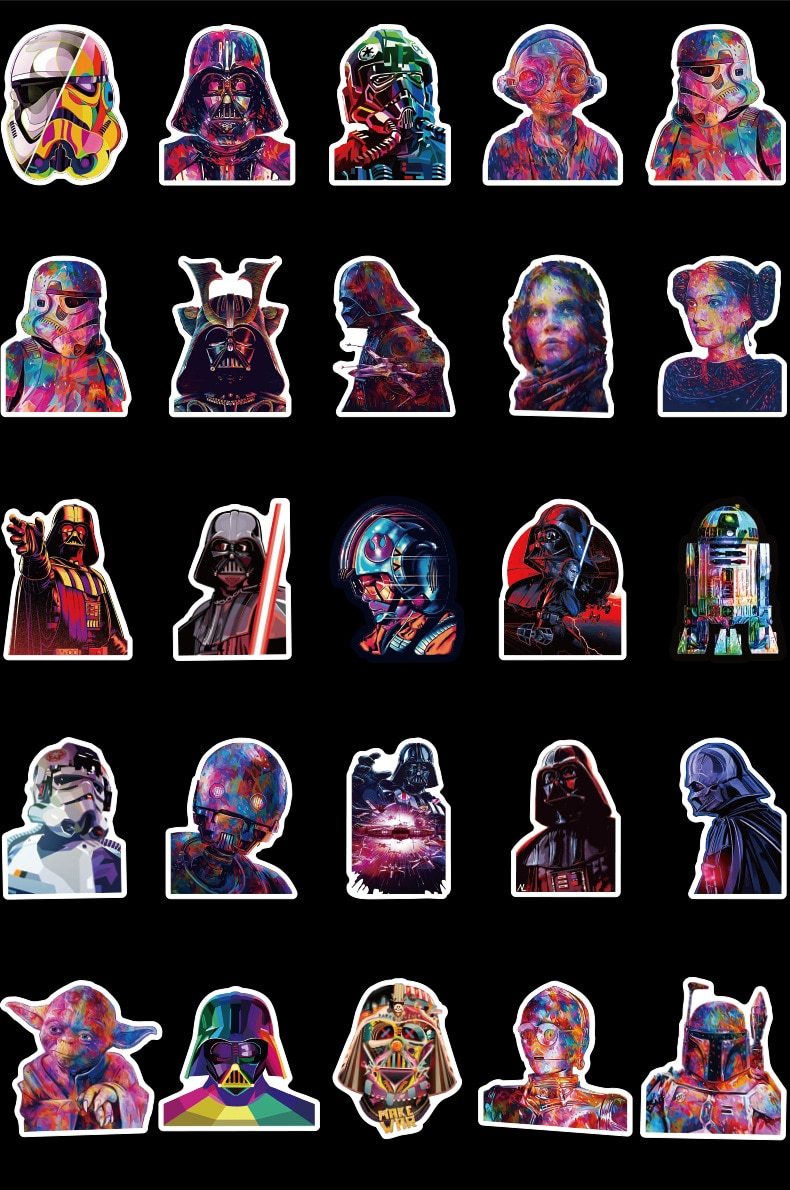 Star Wars Super Colorful Stickers