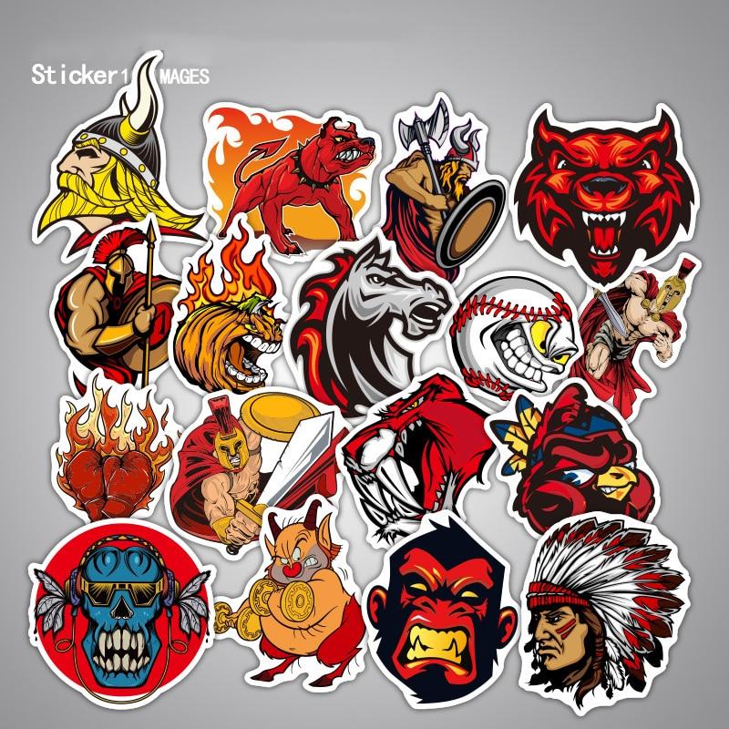 Red Knight Bike Stickers