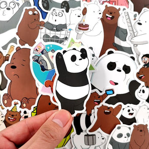 Bear Bare Stickers