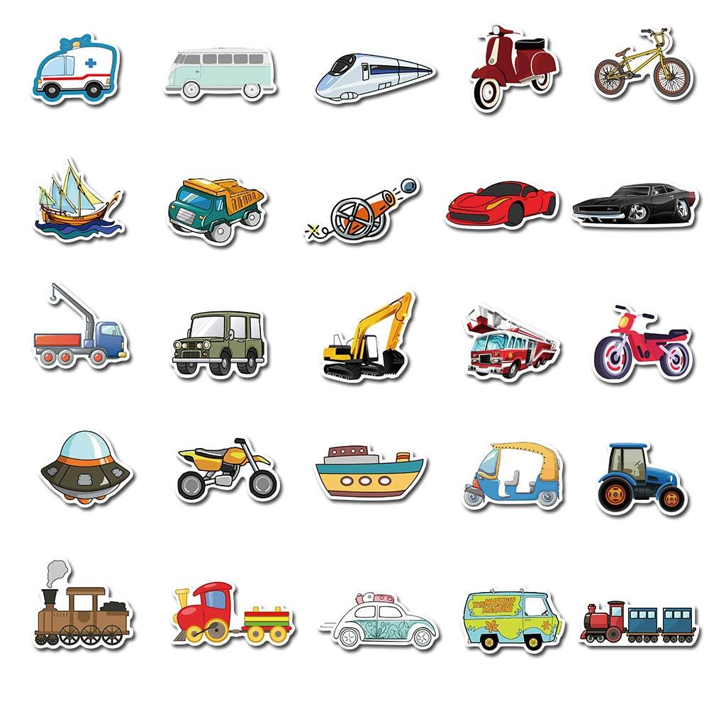 Car Transportation Stickers