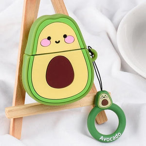 Avocado Fruit Cute 3D Airpods Case