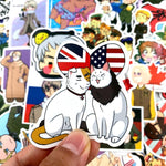 Axis Powers Anime Stickers