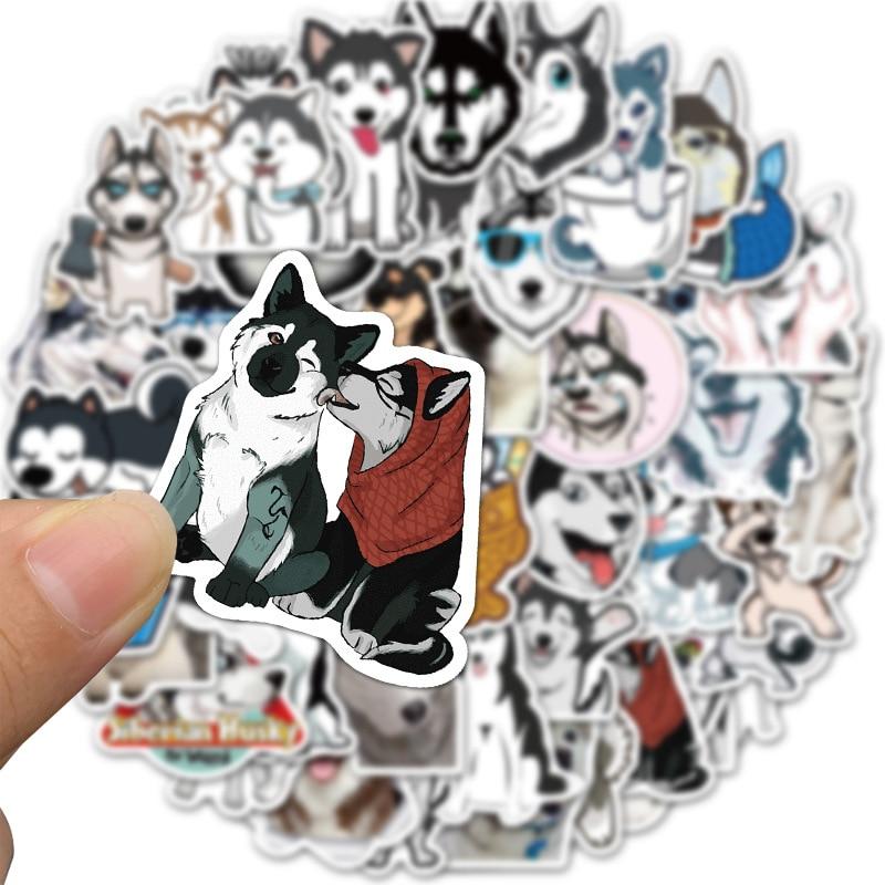 Husky Love Stickers