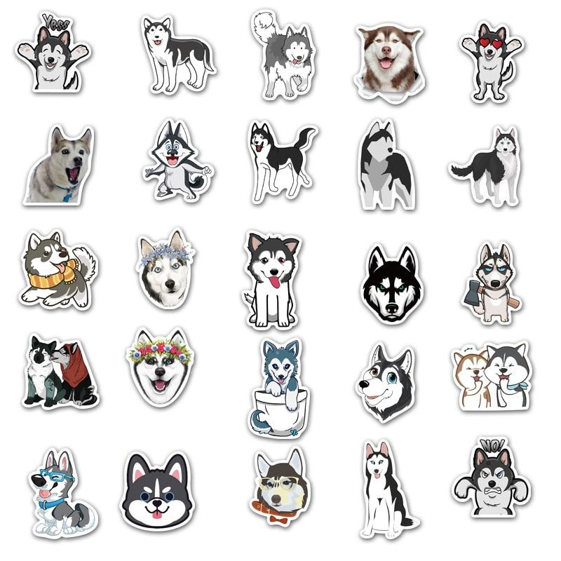 Husky Love Stickers