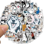 Husky Love Stickers