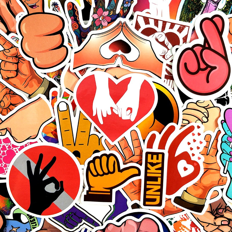 Gesture Graffiti Stickers