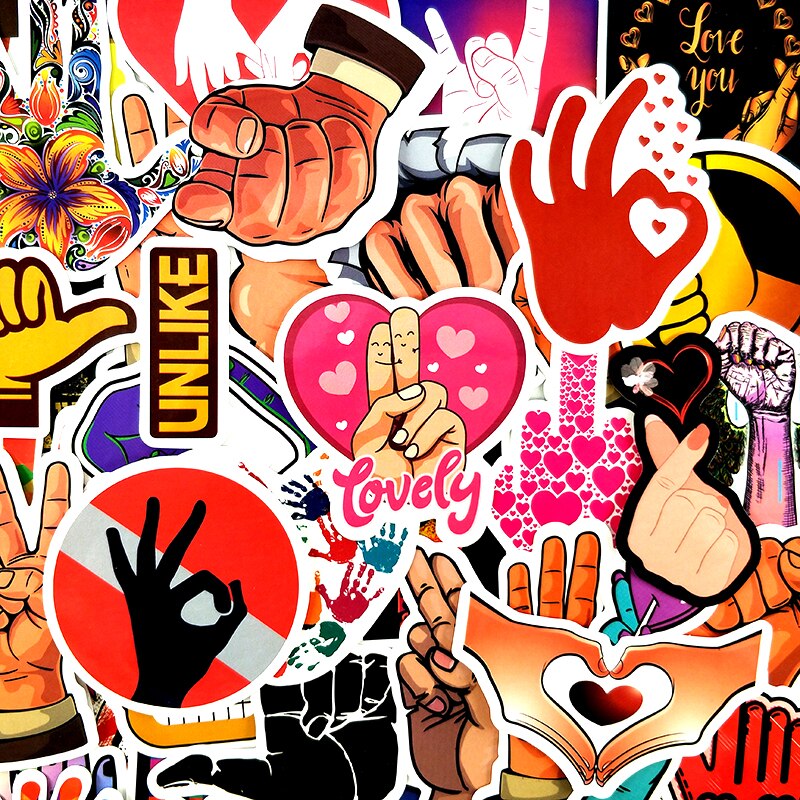 Gesture Graffiti Stickers