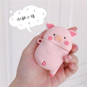 Pig Pink 3D Airpods Case