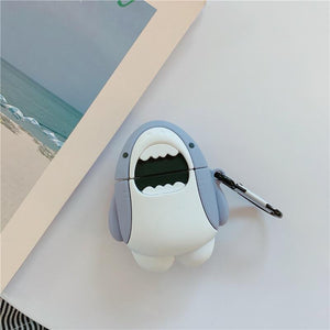 White Shark 3D Airpods Case