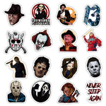 Horror Mixed Movie Character Stickers