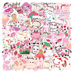 Strawberry Cow Kawaii VSCO Stickers