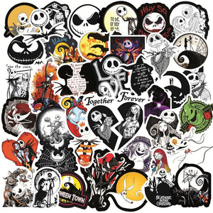 Jack Skellington Halloween Stickers