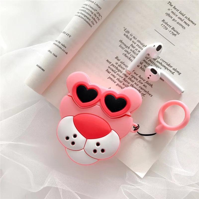 Pink Panther Cute 3D Airpods Case