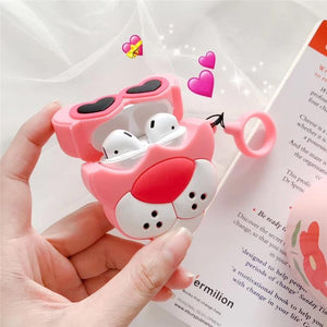 Pink Panther Cute 3D Airpods Case