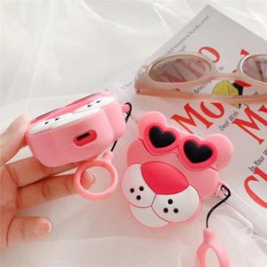 Pink Panther Cute 3D Airpods Case