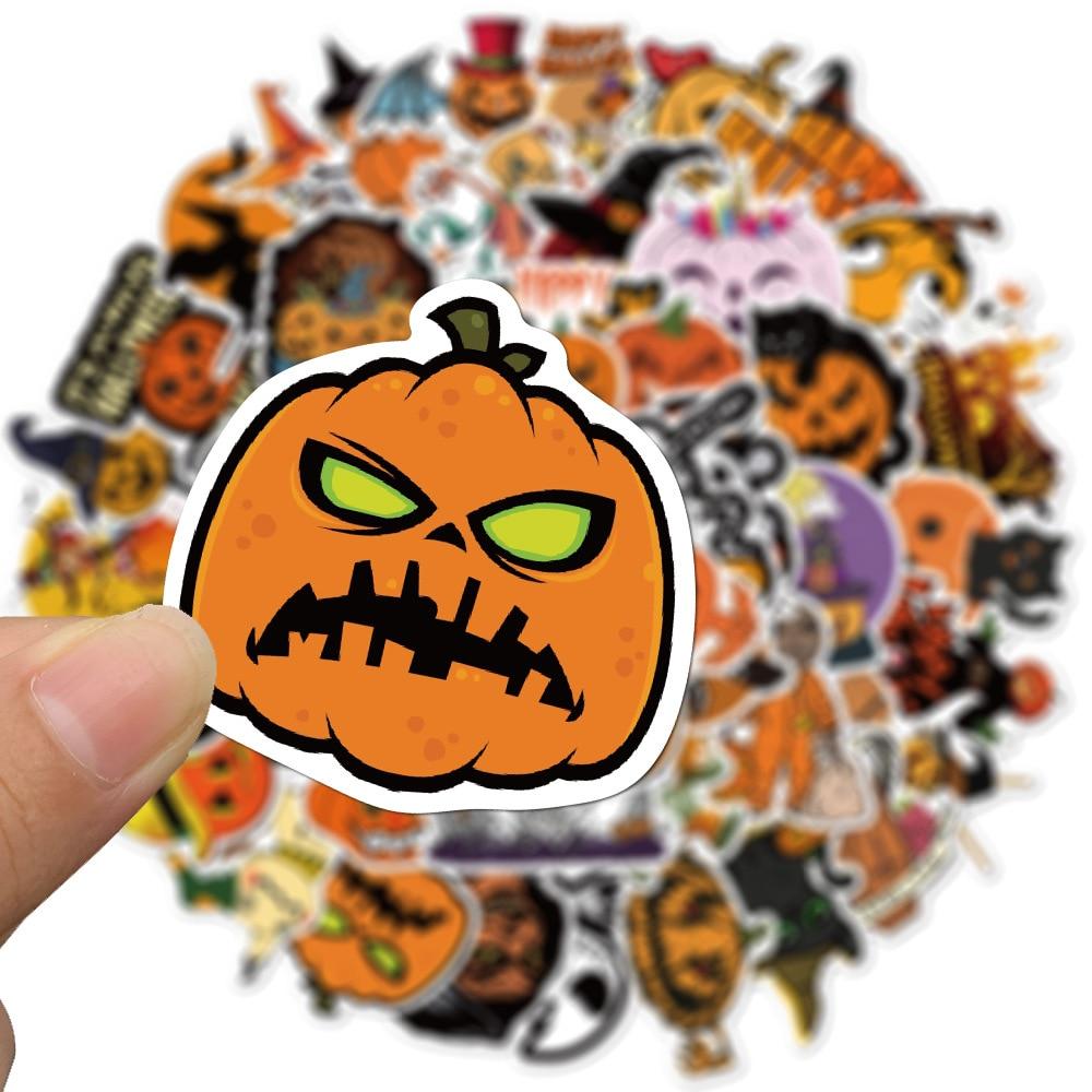 Jack Skellington Pumpkin Stickers