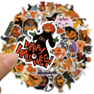 Jack Skellington Pumpkin Stickers