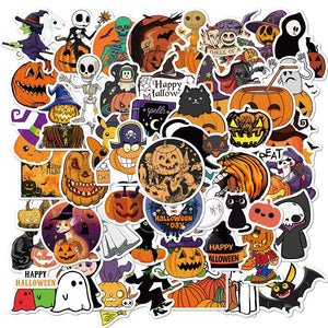 Jack Skellington Pumpkin Stickers