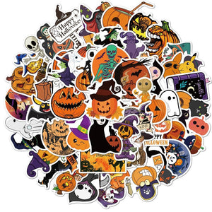 Jack Skellington Pumpkin Stickers