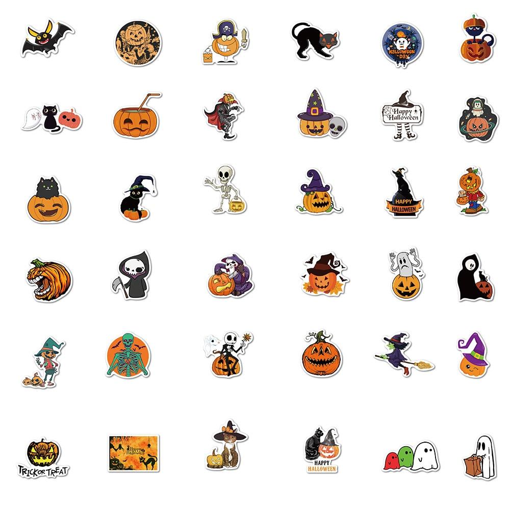 Jack Skellington Pumpkin Stickers