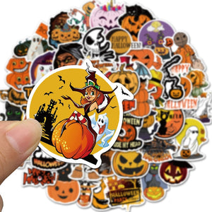 Pumpkin Halloween Jack Stickers