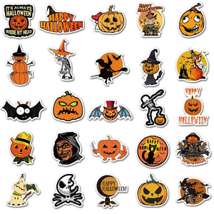 Pumpkin Halloween Jack Stickers