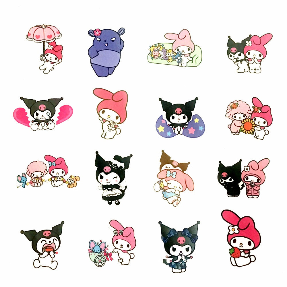 Kuromi Melody Kawaii Stickers