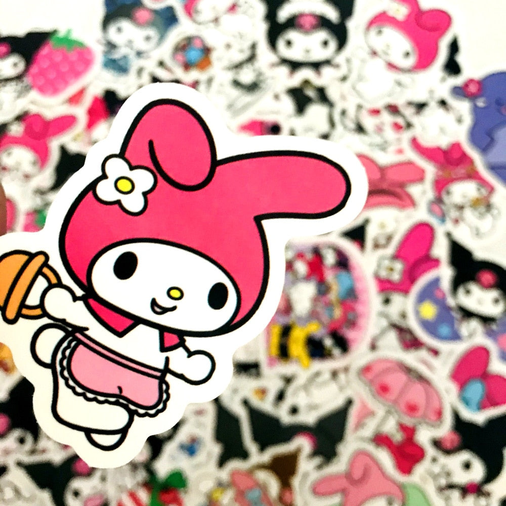 Kuromi Melody Kawaii Stickers