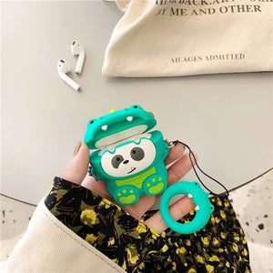 Panda Bear Dinosaur 3D Airpods Case