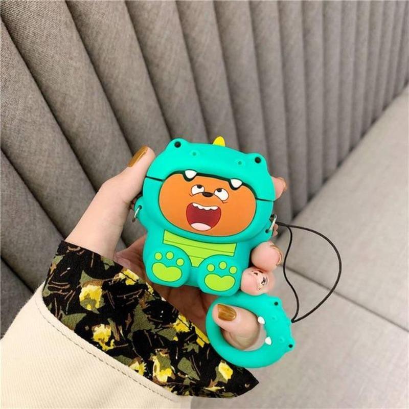 Panda Bear Dinosaur 3D Airpods Case