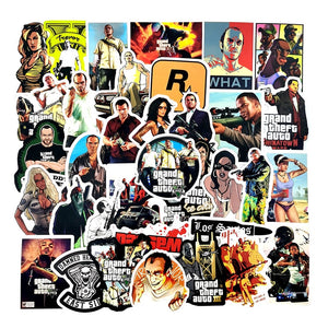 Grand Theft Auto V Game Stickers