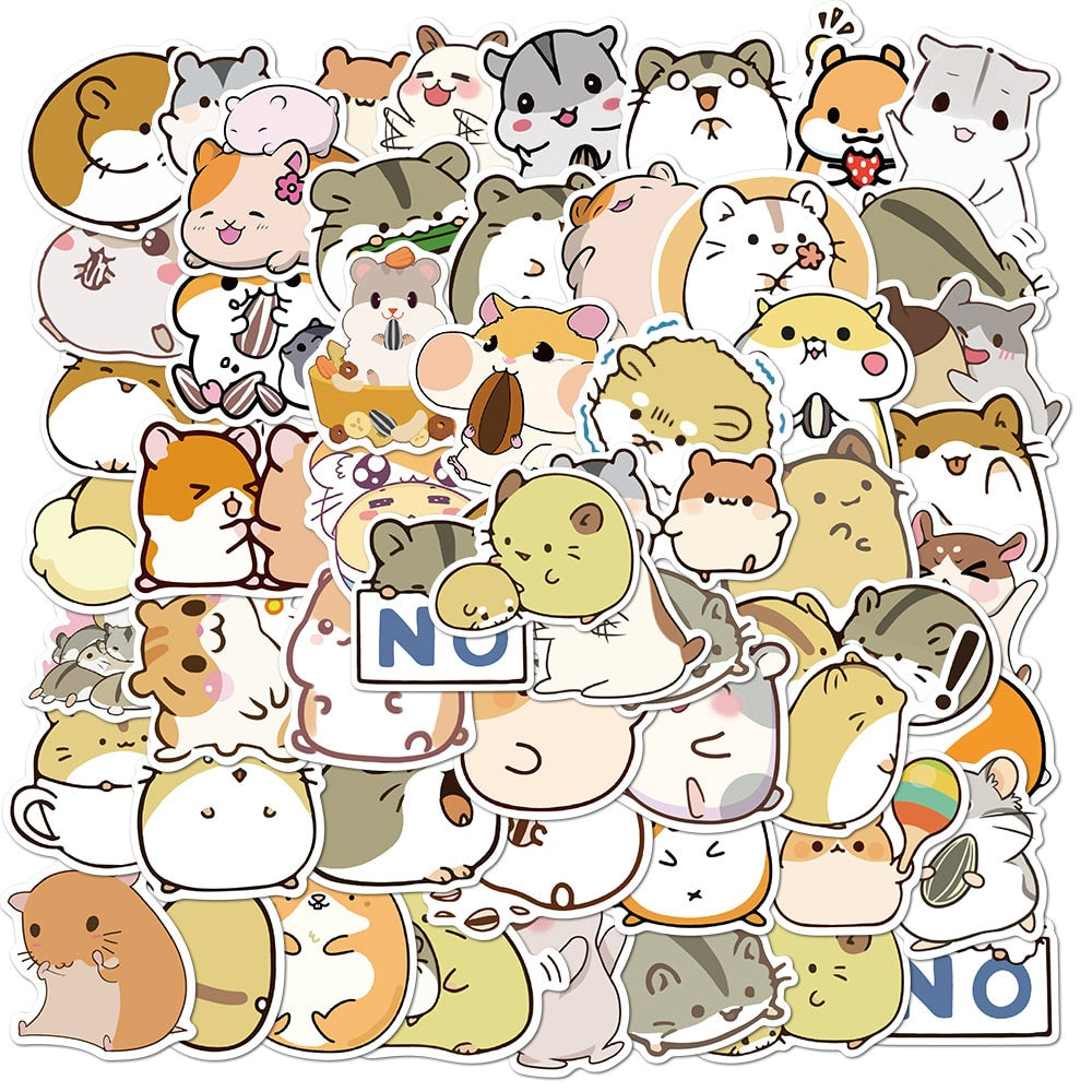 Hamster Mouse Kawaii Stickers